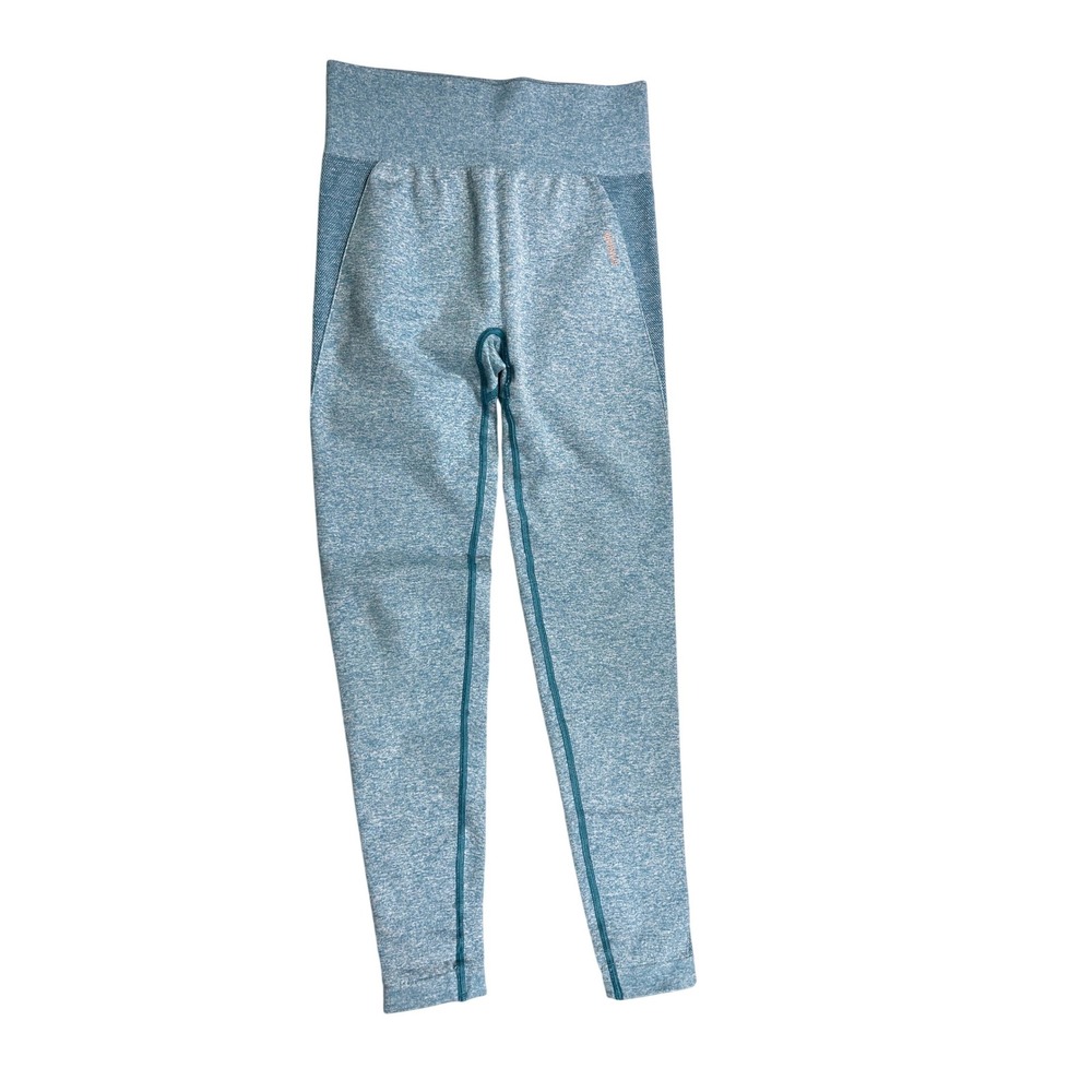 Gymshark Women's Small Blue Seamless High Waisted Leggings Athletic Pants